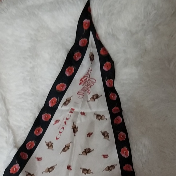 💯Authentic Coach Silk scarf - Picture 4 of 6